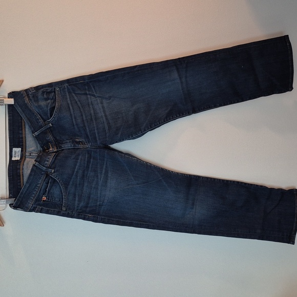 Hudson Beth Crop Baby Boot Cut Jeans Medium Wash Flap Pocket Size 29 - Picture 3 of 9